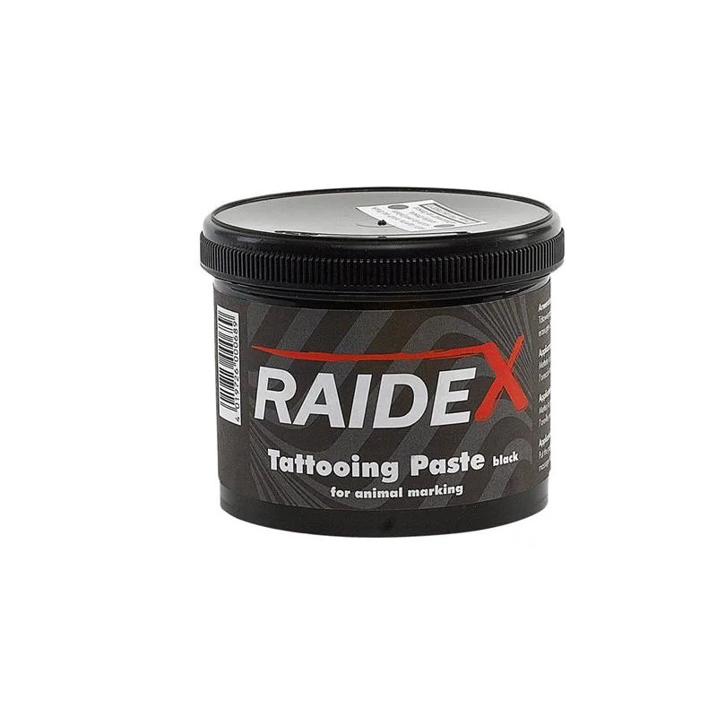 Farba tetovacia čierna Raidex 600 g