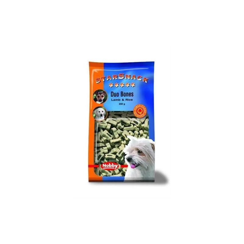 Pamlsok Nobby StarSnack Duo Bones Large Lamb 200 g