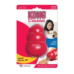Igrača Kong Dog Classic Granat rdeč, naravna guma, L 13-30 kg
