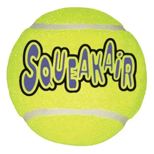 Igrača Kong Dog SqueakAir žoga s piskalom tenis, vulkanizirana guma, M