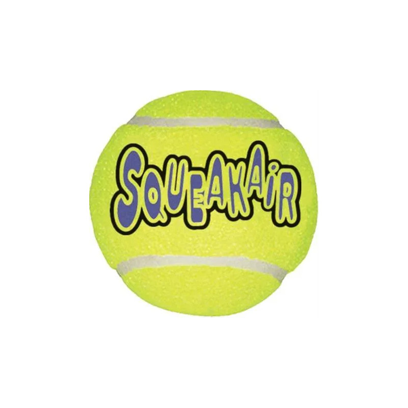 Igrača Kong Dog SqueakAir žoga s piskalom tenis, vulkanizirana guma, M