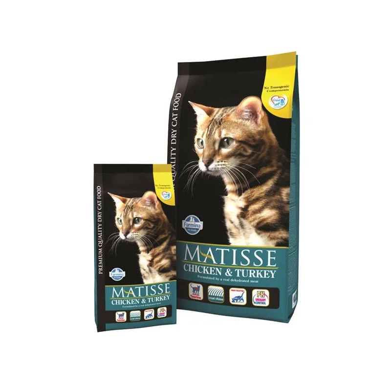 Farmina MO P MATISSE mačja hrana za odrasle mačke, piščanec in puran 10 kg