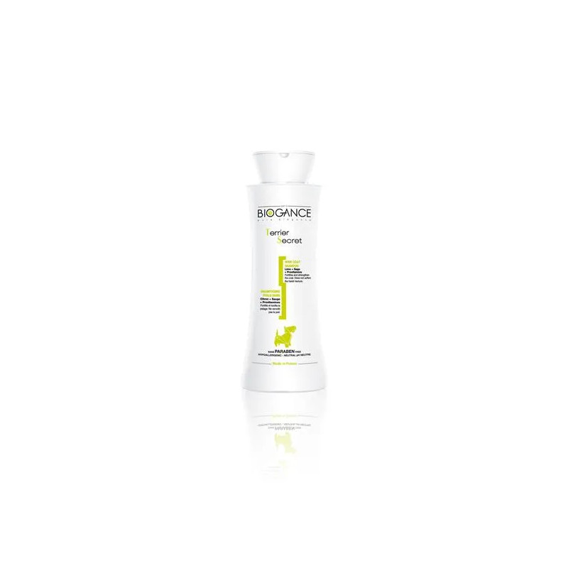 Šampón BIOGANCE Terrier Secret (Wire Coat) 250 ml  (pre teriéry)