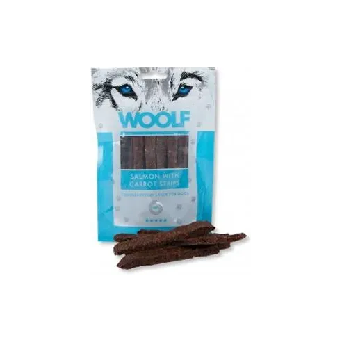 Woolf losos s korenčkovimi trakovi 100 g