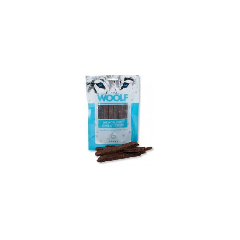 Woolf losos s korenčkovimi trakovi 100 g