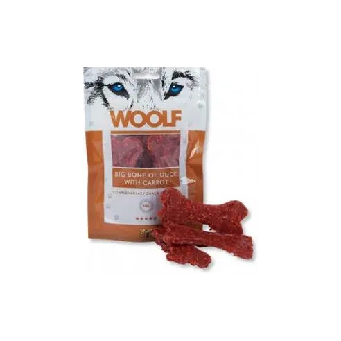 Poslastica Woolf Dog Duck Bone Big & Carrot 100 g