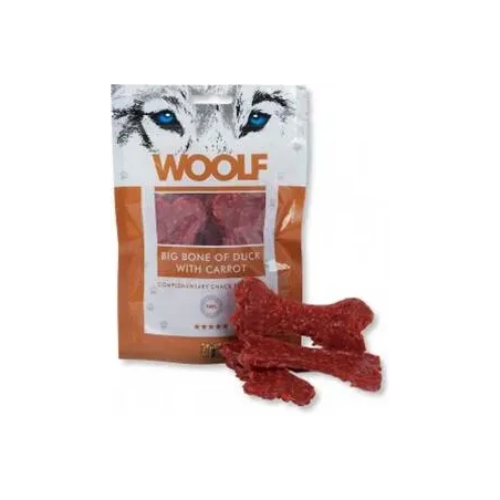 Poslastica Woolf Dog Duck Bone Big & Carrot 100 g