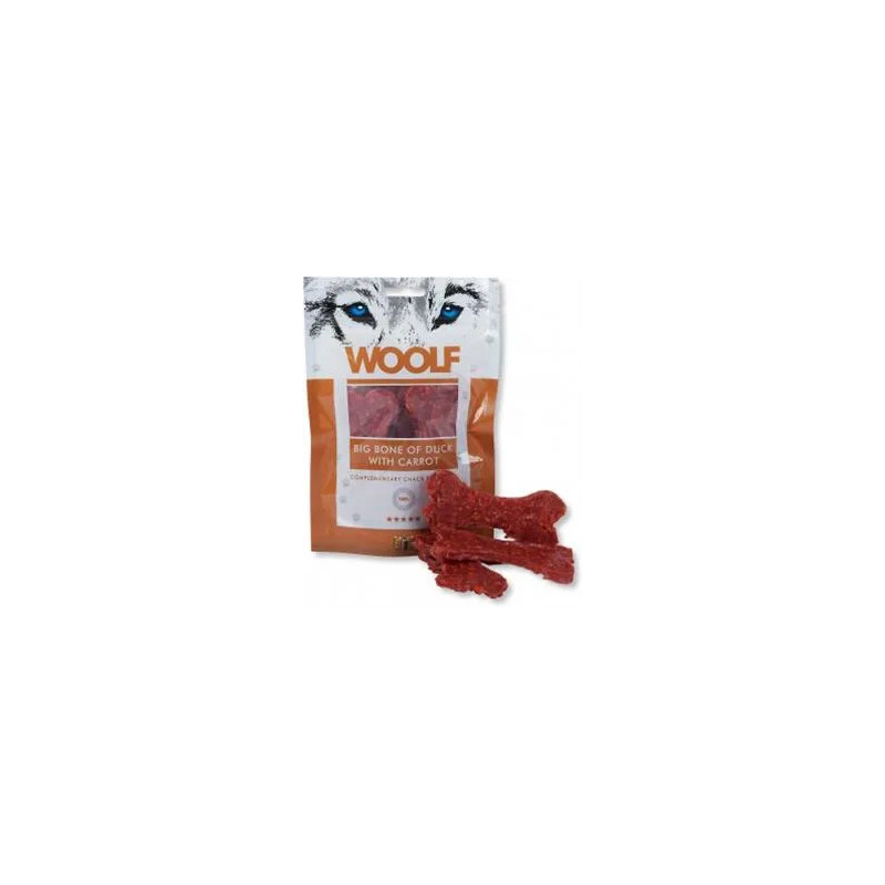 Poslastica Woolf Dog Duck Bone Big & Carrot 100 g