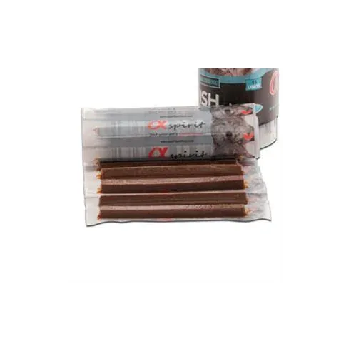 Alphaspirit pasji priboljški, pasje palčke z jetri, 16 kos, 160 g