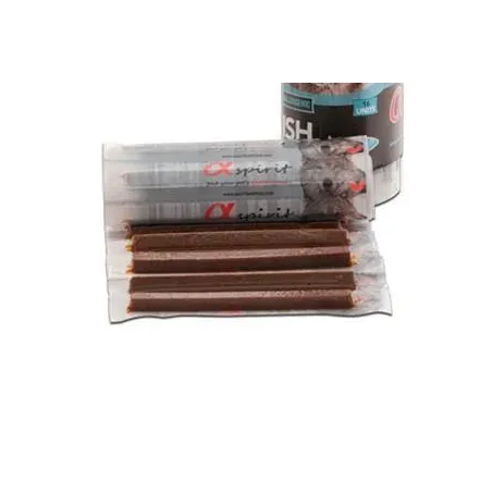 Pamlsky Alphaspirit za pse, pasje palčke z ribo, 16 kos, 160 g
