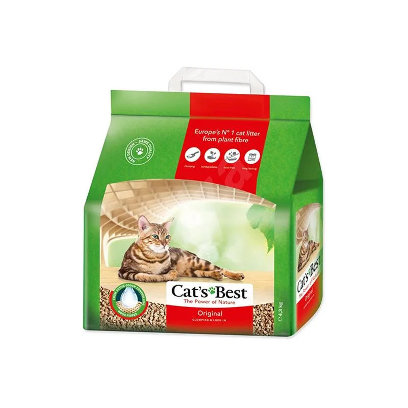 Podstielka CATS BEST Öko plus 4,3 kg  (10 L)