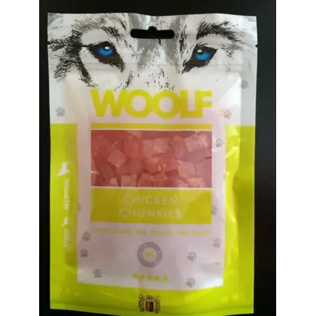 Priboljšek Woolf Dog Chicken Chunkies 100 g