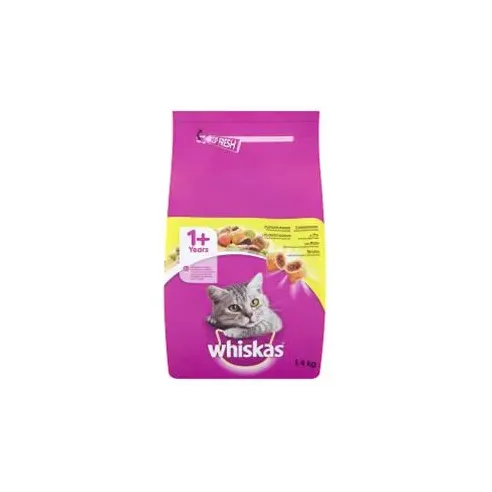 Mars WHISKAS za odrasle mačke s piščančjim mesom 1,4 kg
