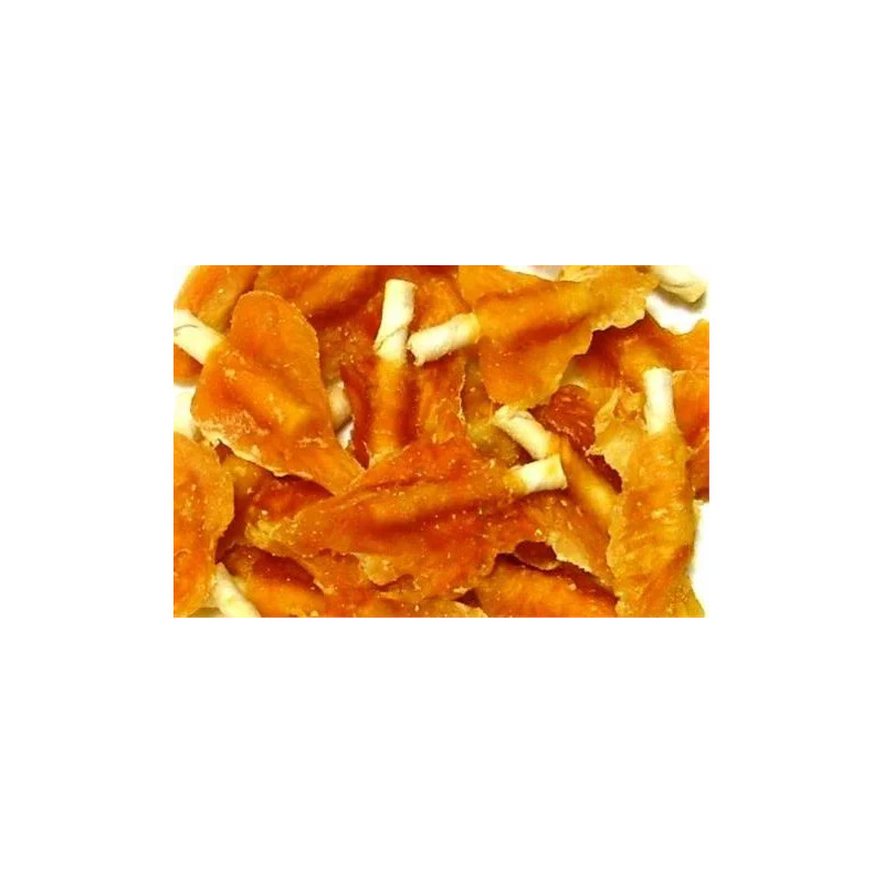 Pamlsok Salač Plátok kurací s kalciovou tyčkou 6 cm 1 kg