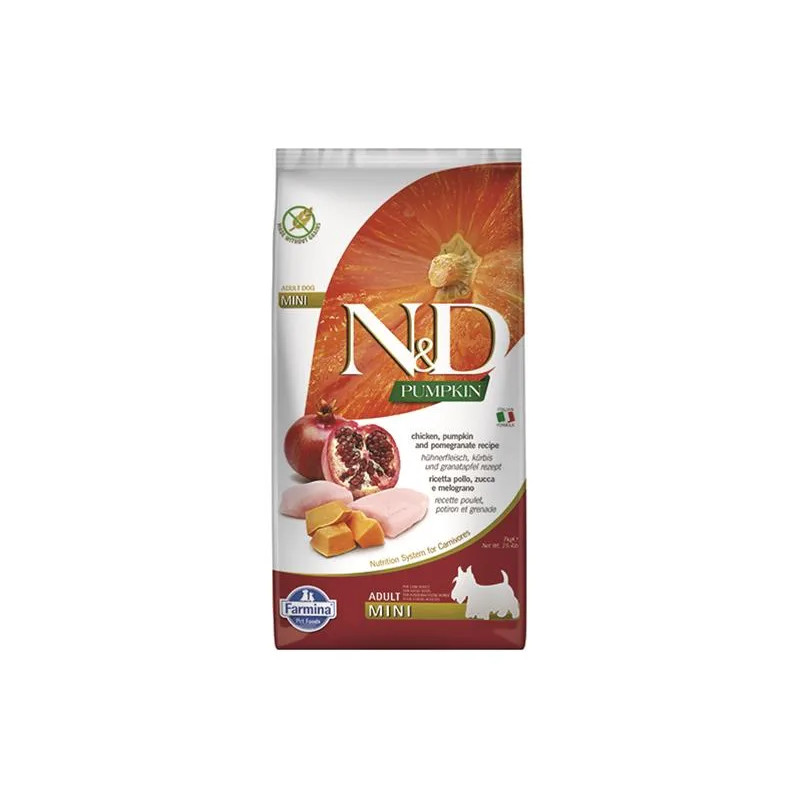 Farmina N&D dog PUMPKIN (GF) adult mini, chicken & pomegranate 7 kg