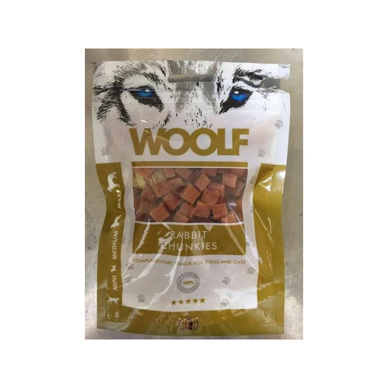 Pamlsok Woolf za psa/mačko/kunca Chunkies 100 g