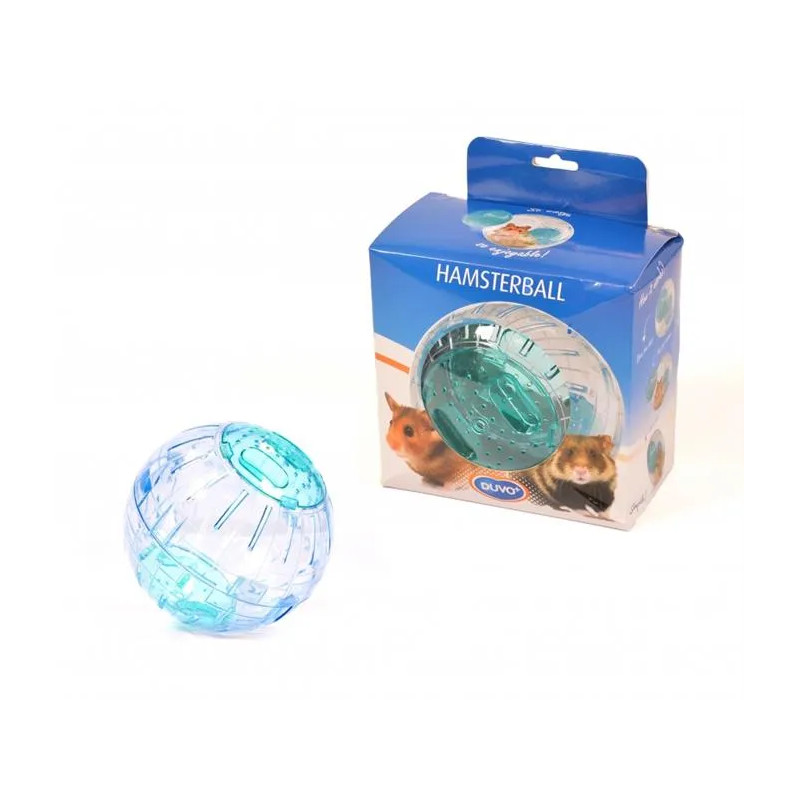 Hračka DUVO+ guľa pre škrečka plastová, priemer 18 cm