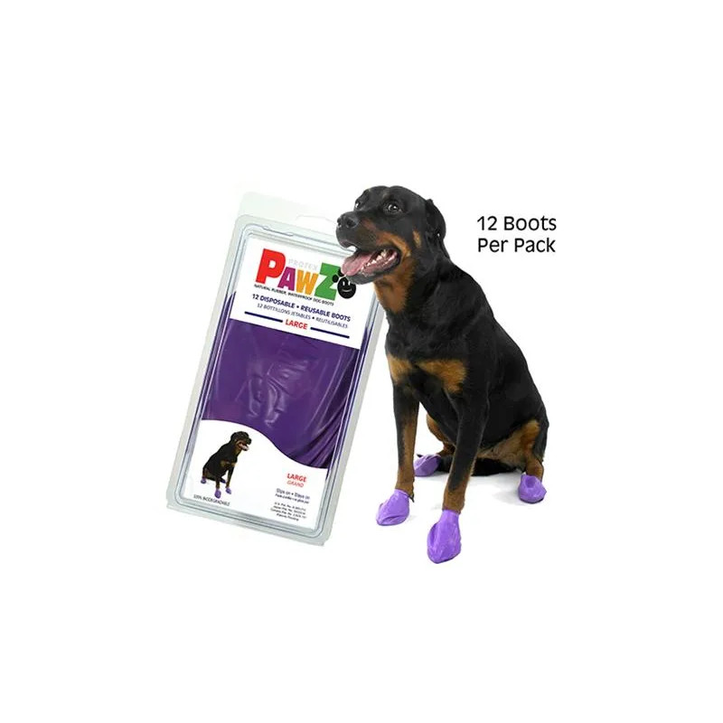 Topánka ochranná PAWZ L (čierna/fialová)