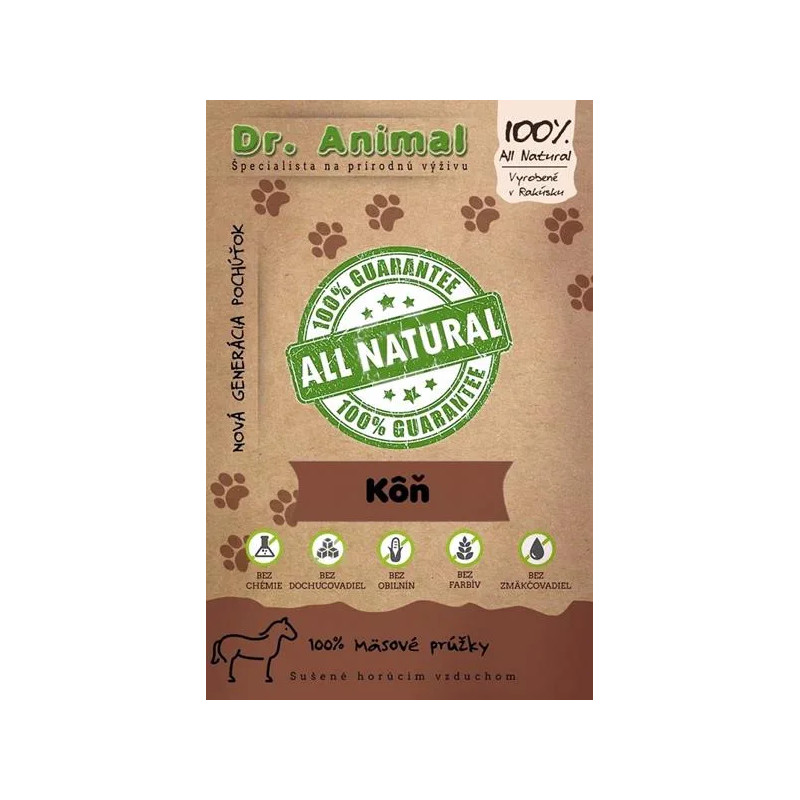 Pamlsok Dr. Animal kôň mäs. prúžky 80g