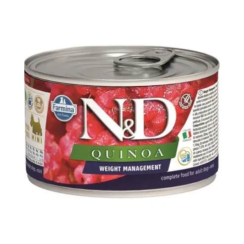 Farmina N&D pasja QUINOA konzerva za uravnavanje telesne teže 140 g