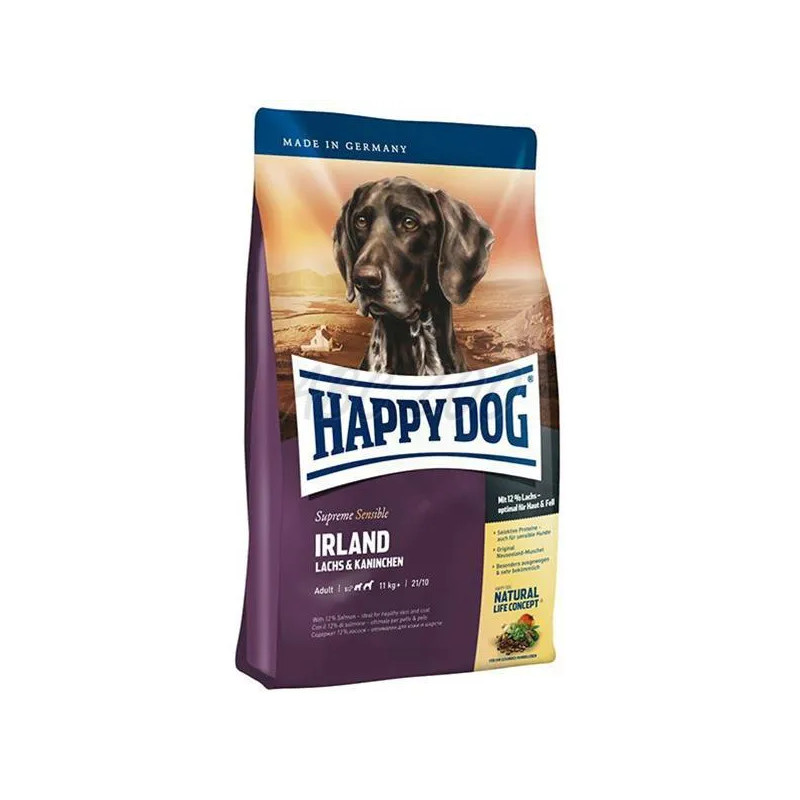 Happy Dog SUPER PREMIUM - Supreme SENSIBLE - Irland losos a králik 1 kg