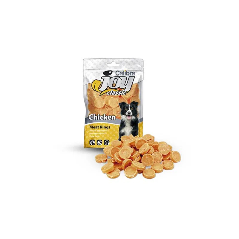 Pamlsok CALIBRA Joy DOG Classic Chicken rings 80 g
