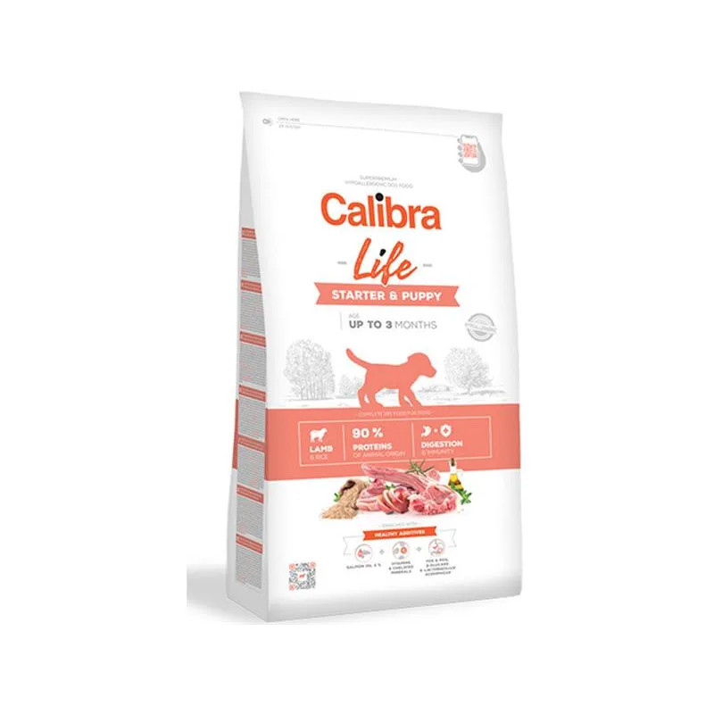 Calibra Dog Life Starter & Puppy Lamb 12 kg