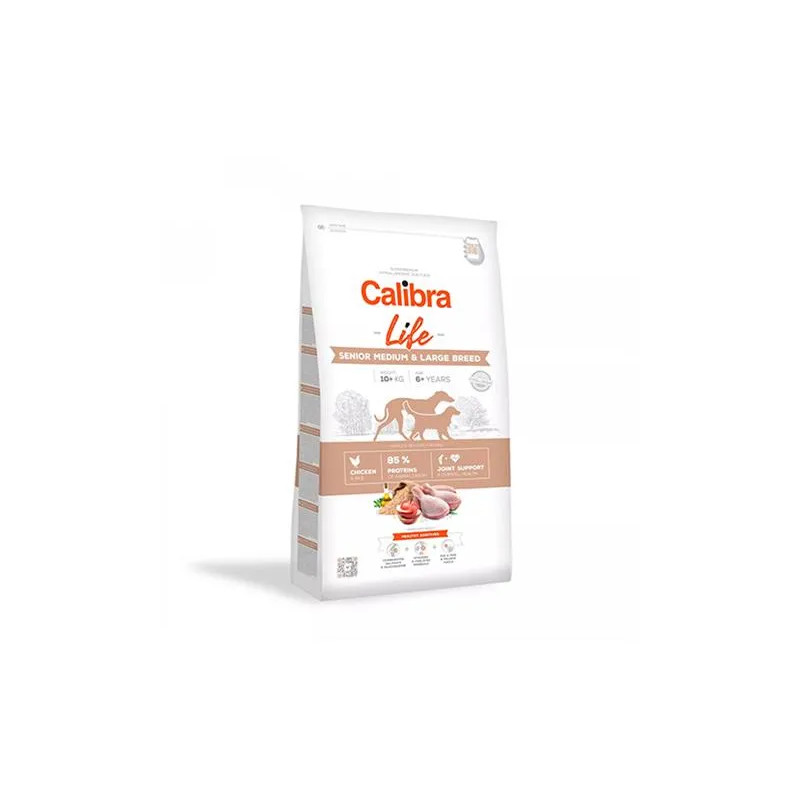 Calibra Dog Life Senior Medium & Large Chicken 12 kg