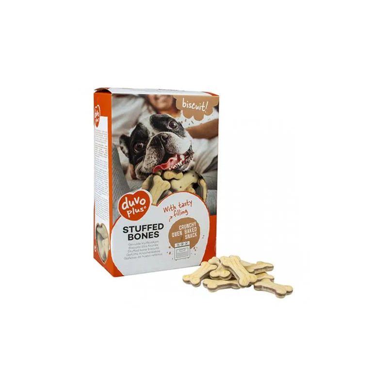 Pamlsok DUVO+ Biscuit Stuffed bones 500 gr