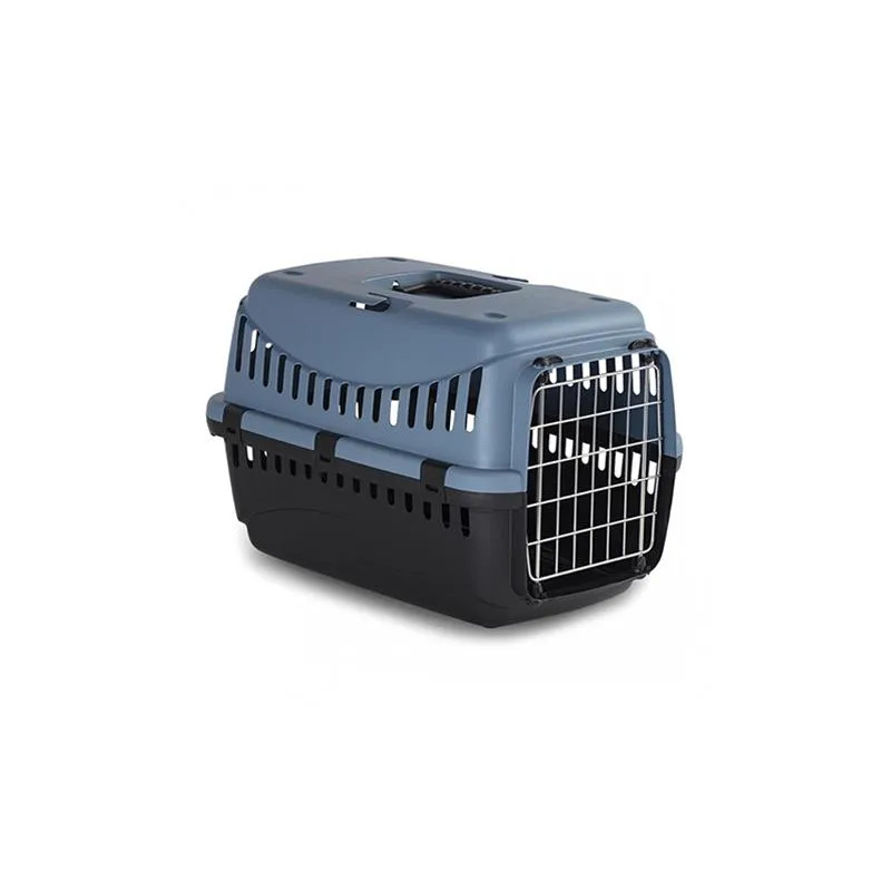 Prepravka Duvo+ Box ECO L 58x38x38cm, plastová, kovové dvierka, modrá