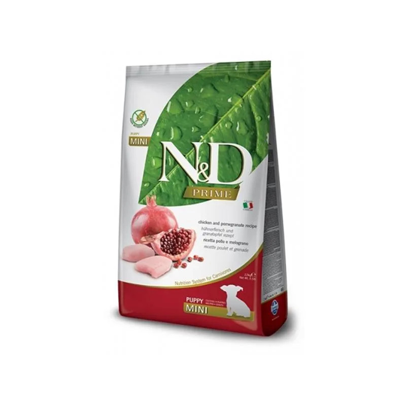 Farmina N&D dog PRIME (GF) puppy mini, chicken & pomegranate 0,8 kg