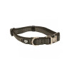 Obojok DUVO+ EXPLOR NORTH nylon čierny 20-35cm/15mm