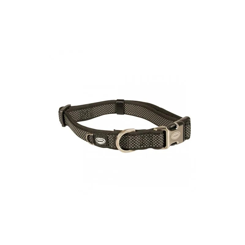Obojok DUVO+ EXPLOR NORTH nylon čierny 35-55cm/20mm