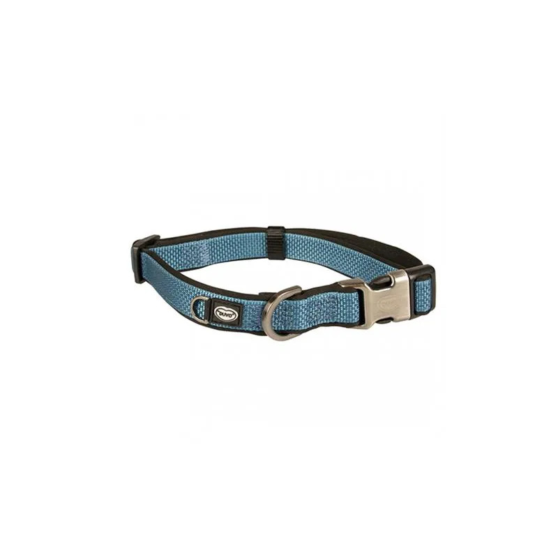 Obojok DUVO+ EXPLOR NORTH nylon petrolejovo-modrá farba 30-45cm/15mm