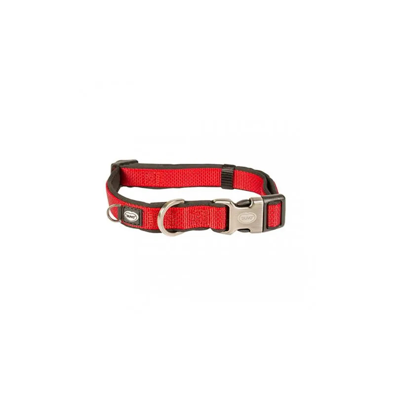 Obojok DUVO+ EXPLOR NORTH nylon červený 35-55cm/20mm