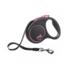 Vodítko Flexi Black Design páska M 5 m ružové (do 25 kg)