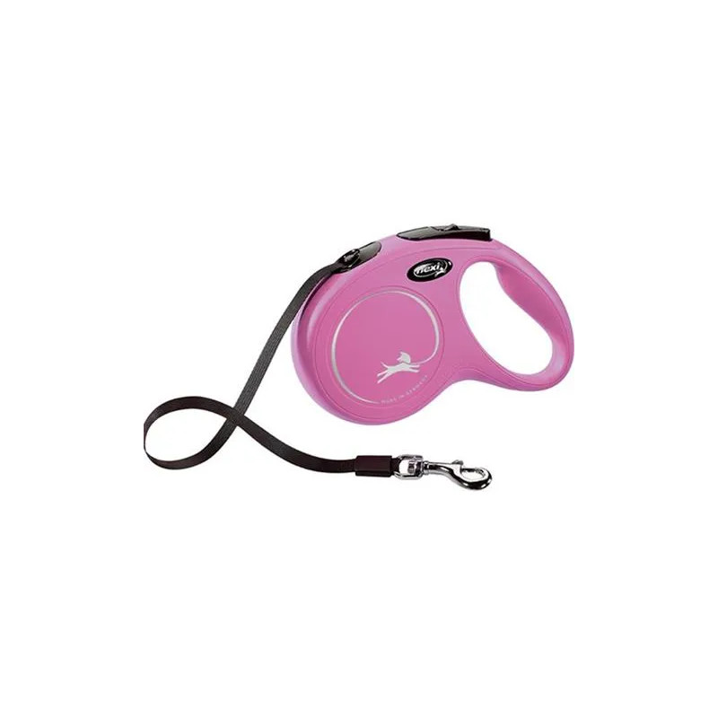 Vodítko Flexi Classic NEW páska XS 3 m ružové (do 12 kg)
