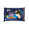Nestlé FELIX Fantastic cat Multipack junior piščanec & losos želé vrečka 4x85 g