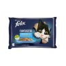 Nestlé FELIX Fantastic cat Multipack losos & platica žele vrečka 4x85 g