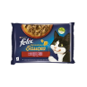 Nestlé FELIX Sensations za mačke Multipack puran&jagnje vrečka 4x85 g