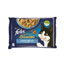 Nestlé FELIX Sensations za mačke Večpak trska & sardina vrečka 4x85 g