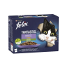 Nestlé FELIX Fantastic cat Multipack izbor z zelenjavo želé vrečka 12x85 g