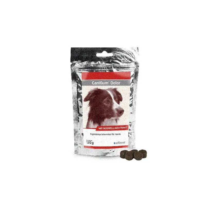 CaniGum Dolor 120 g (60 ks žuvacích pamlskov)