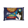 Nestlé FELIX Sensations za mačke Multipack govedina & piščanec v želeju vrečka 4x85 g