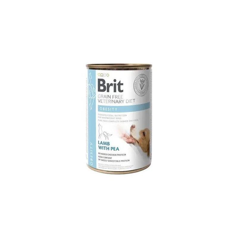 Brit Veterinary Diets GF dog Obesity 400 g konzerva