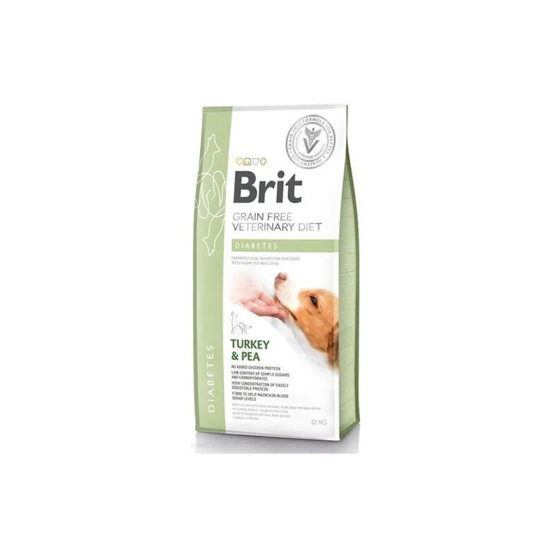 Brit Veterinary Diets GF dog Diabetes 12 kg
