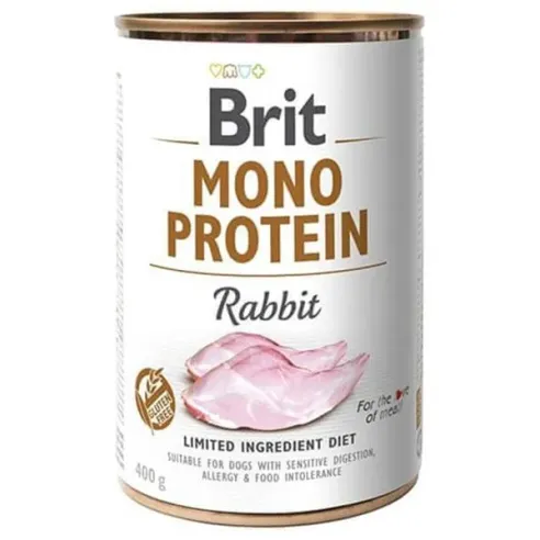 Brit Mono Protein zajec 400 g konzerva