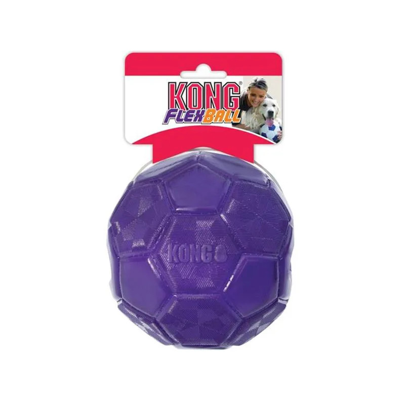 Hračka Kong Dog FlexBall Lopta, guma termoplastická, priemer 14  cm