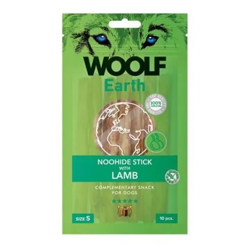 Priboljšek Woolf Dog Earth NOOHIDE S z jagnjetino 90 g