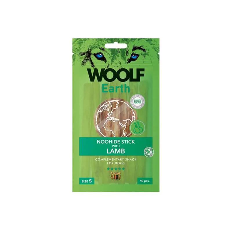 Priboljšek Woolf Dog Earth NOOHIDE S z jagnjetino 90 g